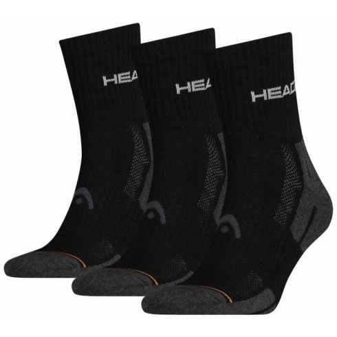 Head Performance Short Crew fekete