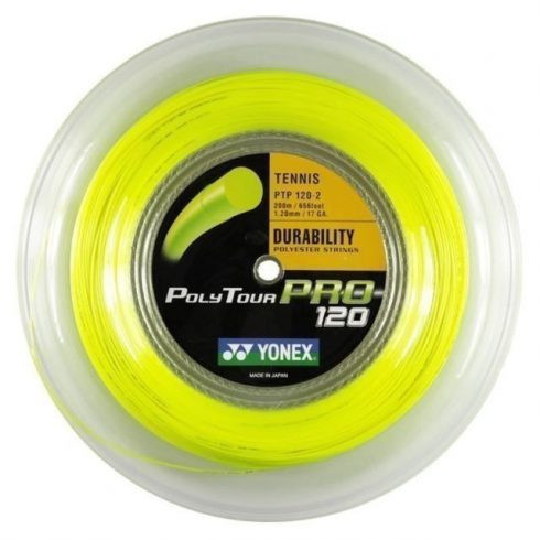 Yonex Poly Tour 1,20 húr sárga 200 m