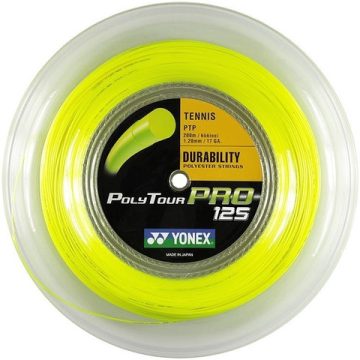 Yonex Poly Tour 1,25 húr sárga 200 m