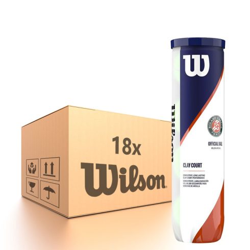 Wilson Roland Garros Clay 1 Karton (18 cső)